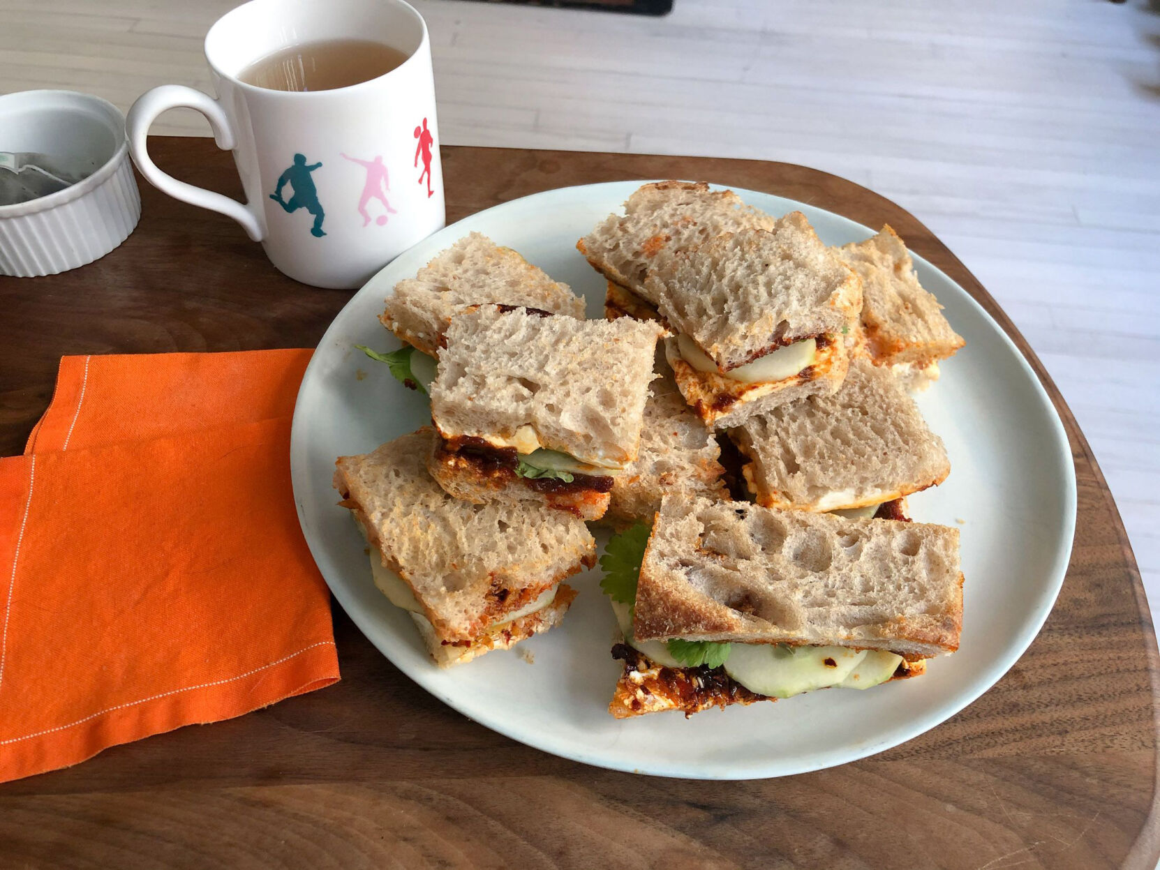 Chrissy Teigen's mom turns up the flavor on delicate tea sandwiches 1